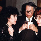 С Жаном-Полем Камю (президент фирмы "Camus") в ресторане "Бульвар" 1 февраля 2002 года.